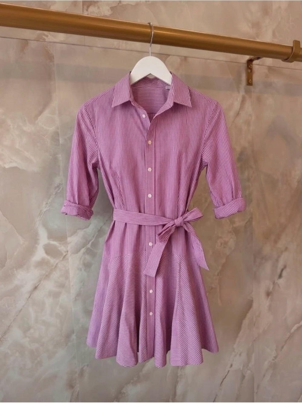 Ann Taylor Stripped shirt dress